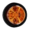 Abrams 2" Round Amber 10 LED Trailer Clearance Side Marker Light TML-R210-A - alternate 3